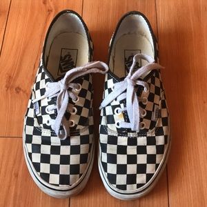 Vans Black/White Checker Print